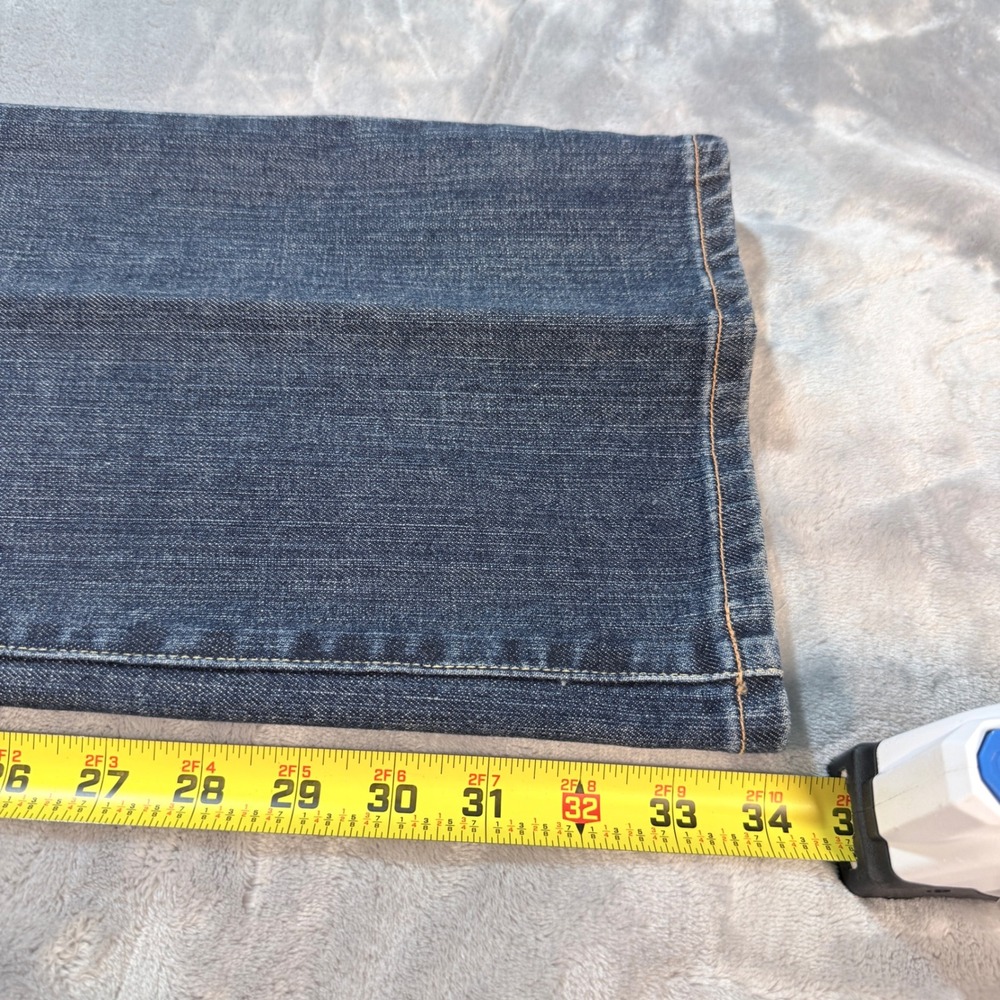Fidelity Women's Boot Cut Jeans - Dark Wash Blue - Picture 8 of 10